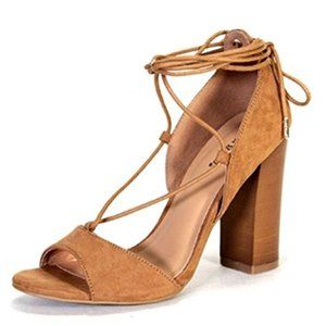 Bamboo Embark-40M Women's Lace-Up Heel Sandal